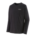 Longsleeve Cap Cool Merino Blend Graphic Shirt - Men's Heritage Header: Black / L