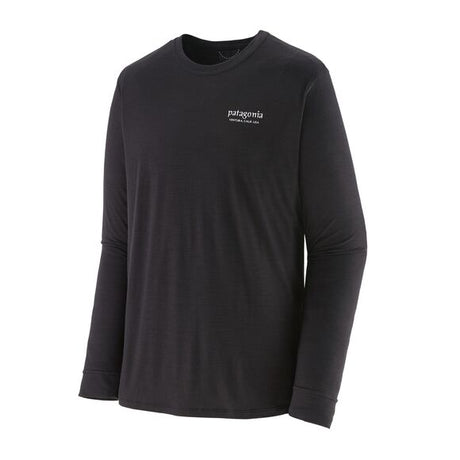 Longsleeve Cap Cool Merino Blend Graphic Shirt - Men's Heritage Header: Black / L