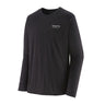 Longsleeve Cap Cool Merino Blend Graphic Shirt - Men's Heritage Header: Black / L