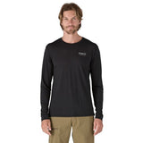 Longsleeve Cap Cool Merino Blend Graphic Shirt - Men's Heritage Header: Black / L