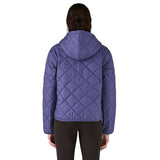 Diamond Quilted Bomber Hoody - Women's Solstice Purple / M