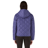 Diamond Quilted Bomber Hoody - Women's Solstice Purple / M
