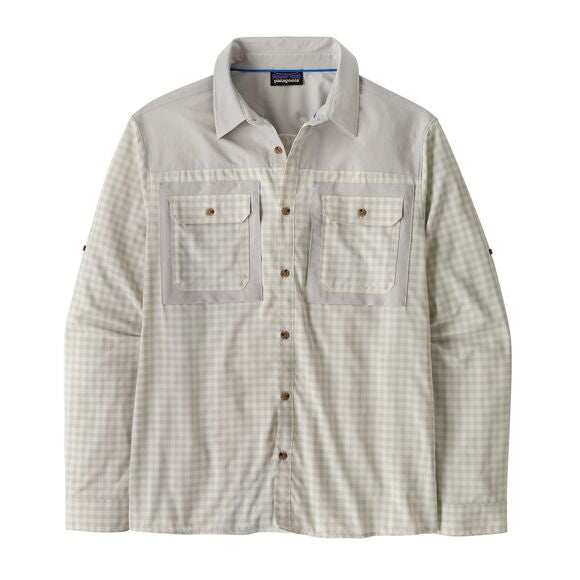 Longsleeve Self Guided Sun Shirt - Men's North Fork: Crisp Grey / L
