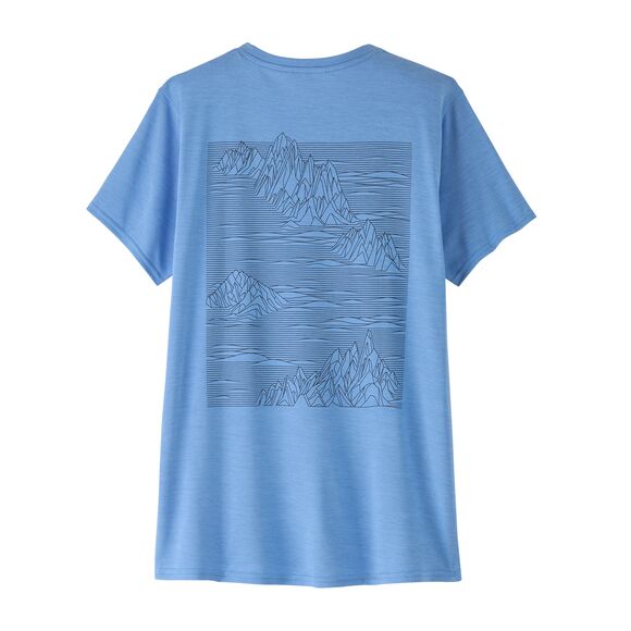 Cap Cool Daily Graphic Shirt - Women's Strataspire: Abundant Blue X-Dye / L