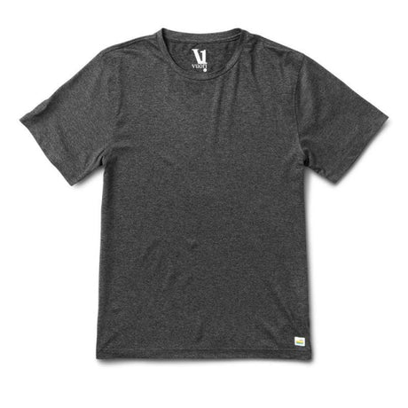 Vuori Strato Tech Tee - Mens Charcoal Heather / L