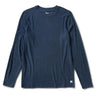 Vuori Long Sleeve Strato Tech Tee - Mens Huckleberry Heather / L