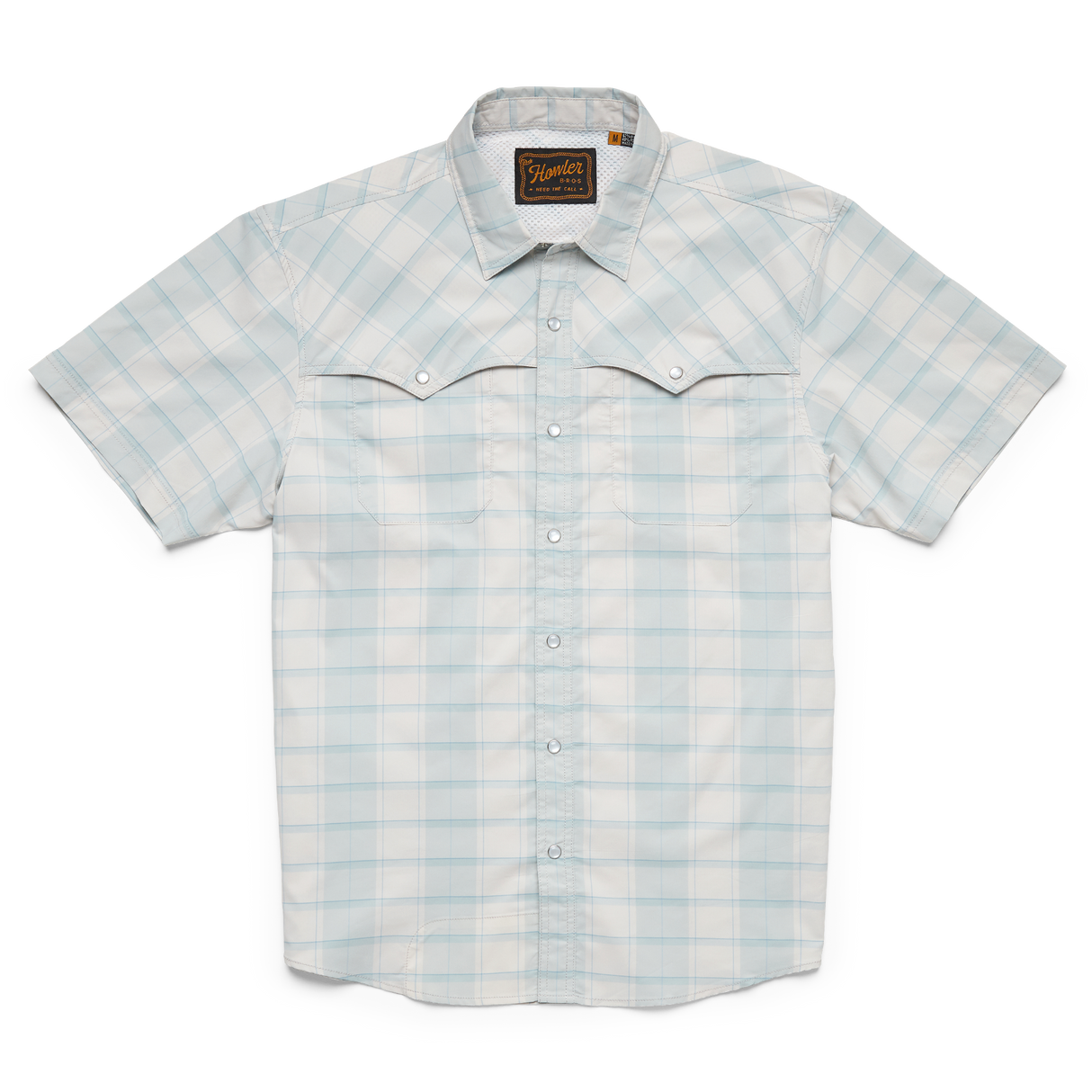 Howler Brothers Open Country Tech Shirt - Mens Grampas Curtains: Natural / M