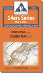 Outdoor Trail Maps Longs 14er Map