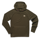 Howler Brothers Palo Duro Fleece Hoodie - Mens Mountain Grid: Antique Black / XXL