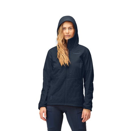 Norrona Lyngen Alpha100 Zip Hood - Womens Indigo Night Blue / XS