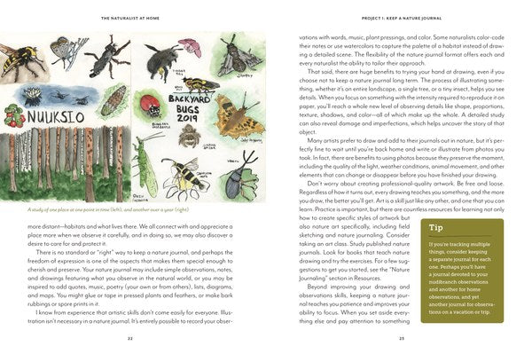 Mountaineers Books The Naturalist at Home: Projects for Discovering the Hidden World Around Us