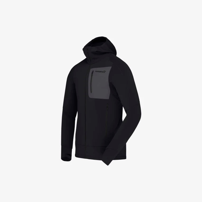 Falketind Power Grid Zip Hood - Men's