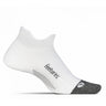 Feetures Elite Light Cushion No Show Tab - Womens White