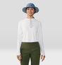 Mountain Hardwear Crater Lake Long Sleeve Crop - Womens Fogbank