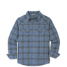 Stio Junction Midweight Flannel Shirt - Mens Stormy Weather Plaid / L