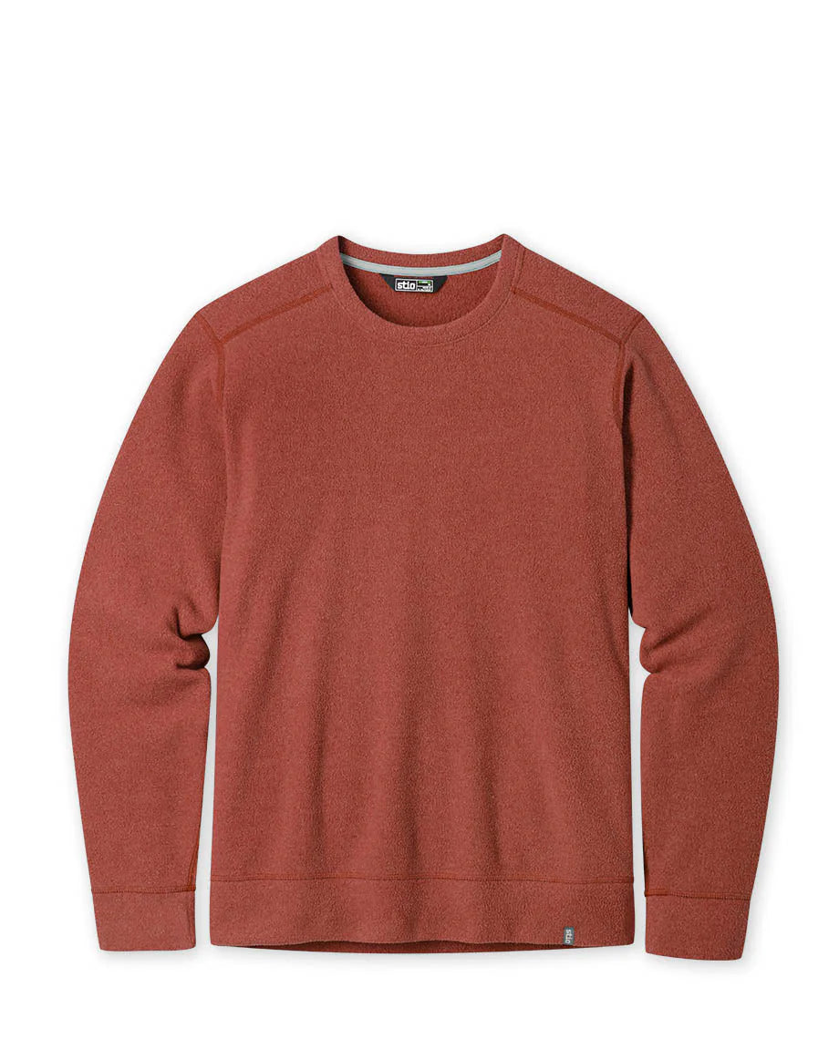 Stio Turpin Fleece Crew - Mens Coyote Trail / L