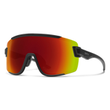 Smith Wildcat Matte Black | ChromaPop Red Mirror