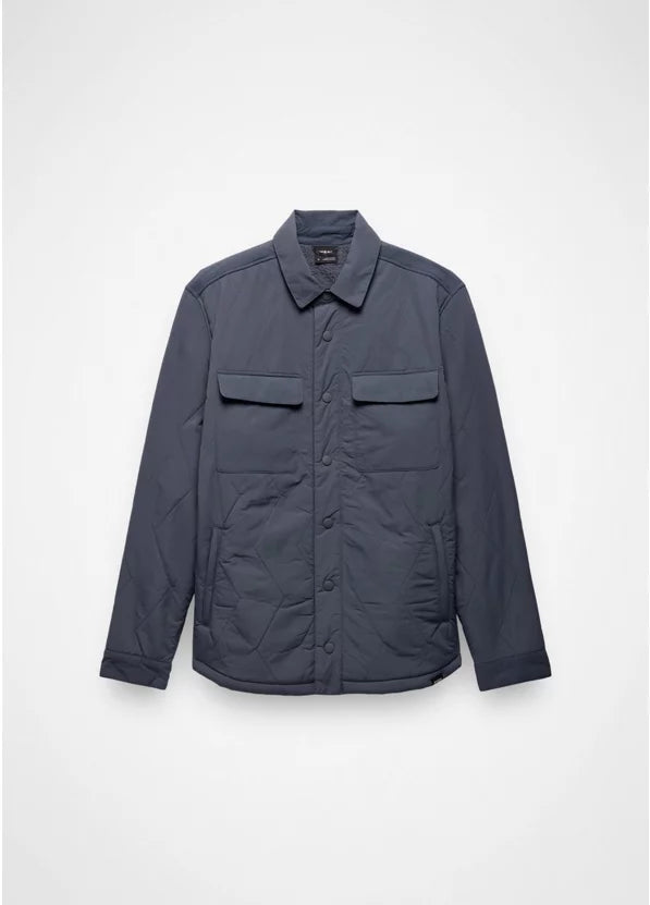 Prana Encinitas Fleece Shacket - Mens Thundercloud