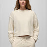 Prana DreamTerry Crew Sweatshirt - Womens Beach Pebble