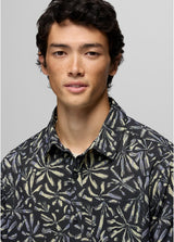 Prana Hybridizer Short Sleeve Shirt - Mens Black Grounded