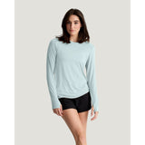 Free Fly Bamboo Shade Long Sleeve II - Womens Tropic Sea / M