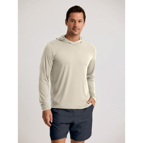 Free Fly Elevate Lightweight Hoodie - Mens Heather Birch / XXL