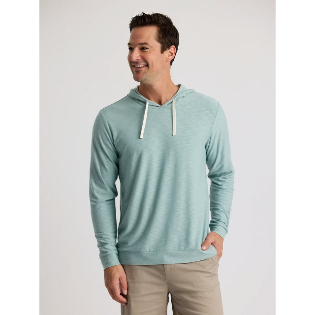 Free Fly Bamboo Slub Hoodie II - Mens Ocean Mist
