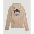 Free Fly Bamboo Lightweight Graphic Hoodie Dive Bomb Desert Tan