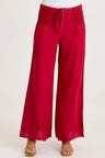 XCVI Colson Wide Leg Pant - Womens Red Garnet