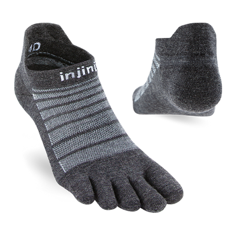 Injinji Run Lightweight Noshow Wool Slate / M