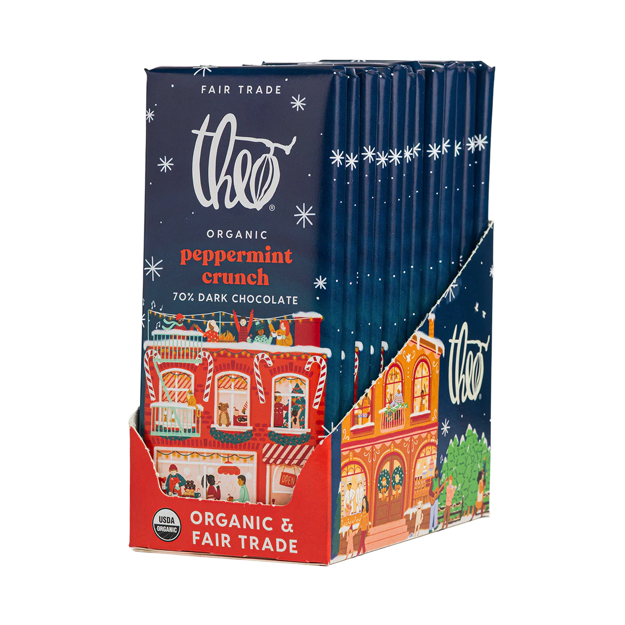 Theo Chocolate Theo Peppermint Crunch Bar