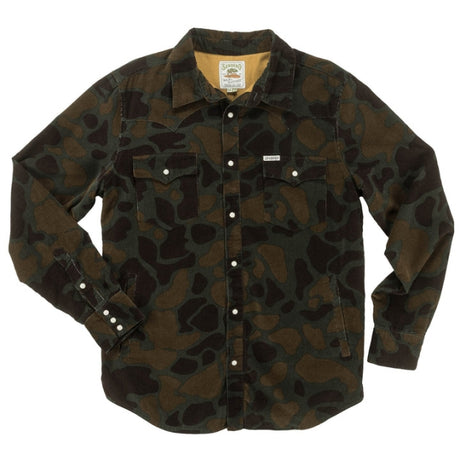 Sendero Provisions Desperado Shacket - Mens Woodland Camo