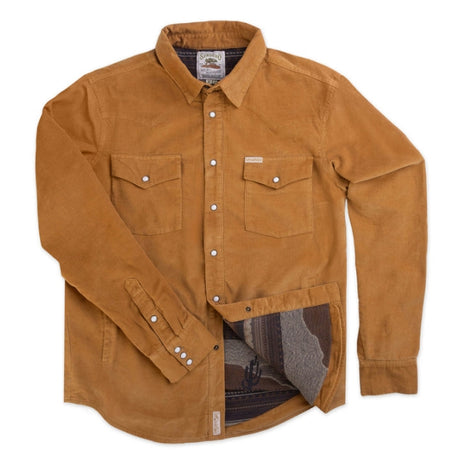 Sendero Provisions Desperado Shacket - Mens Old Gold