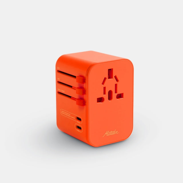 Matador Global Travel Adapter Orange