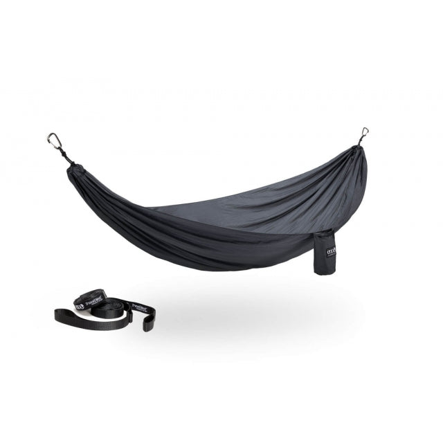 Eagles Nest Outfitters TravelNest Hammock + Straps Combo Charcoal