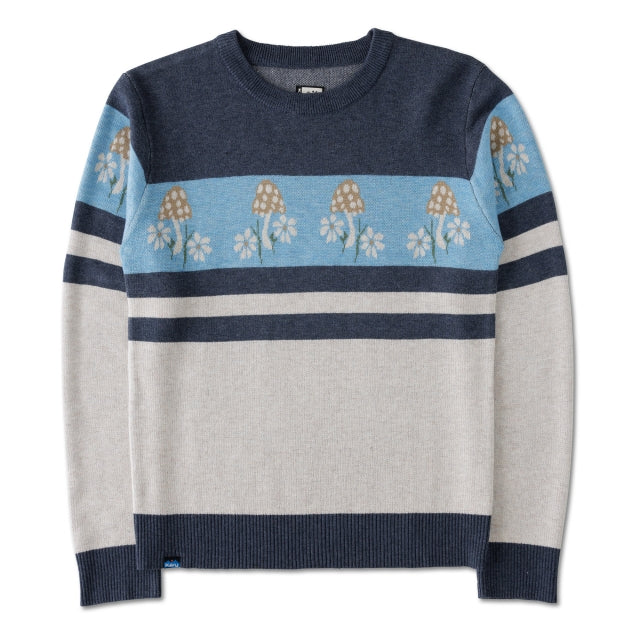 Kavu Hillrose Sweater - Womens Mushroom Patch / L