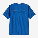 Patagonia P-6 Logo Responsibili-Tee - Mens P-6 Outline: Vessel Blue / S