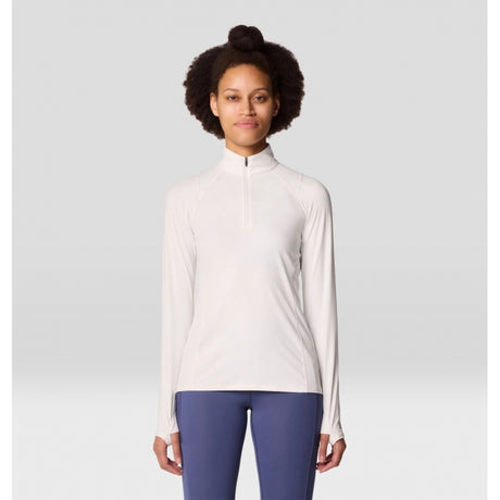 Mountain Hardwear Crater Lake Half Zip - Womens Fogbank
