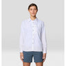 Mountain Hardwear Canyon Long Sleeve Shirt - Womens Best Coast Blue / M