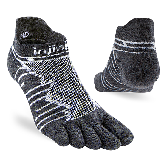 Injinji Ultra Run No-Show Wool - Mens