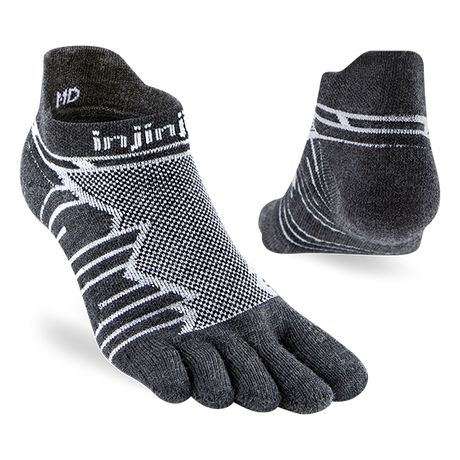 Injinji Ultra Run No-Show Wool - Mens