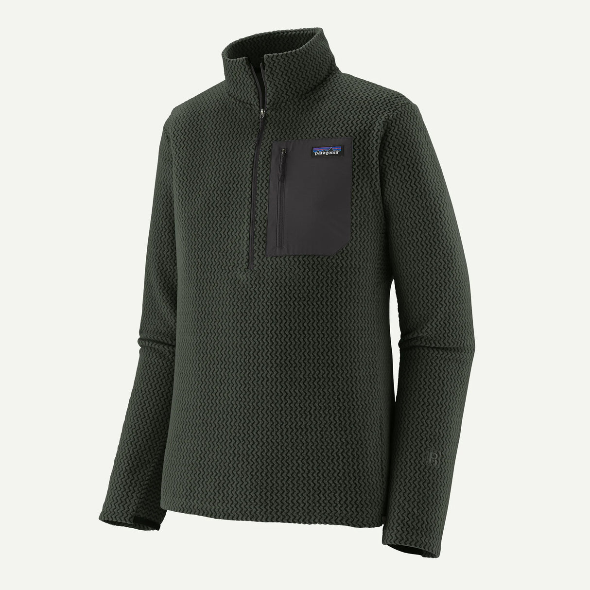 Patagonia R1 Air Zip Neck - Mens Old Growth Green