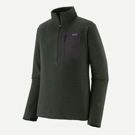 Patagonia R1 Air Zip Neck - Mens Old Growth Green