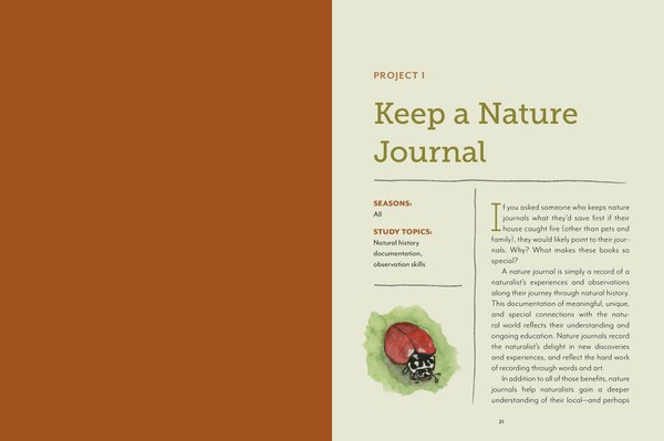 Mountaineers Books The Naturalist at Home: Projects for Discovering the Hidden World Around Us