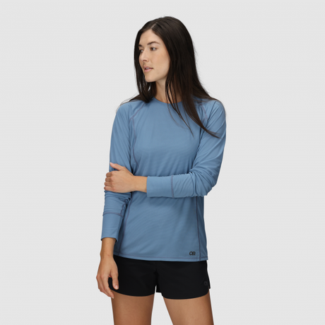Outdoor Research Echo Long Sleeve Tee - Womens Olympic / L