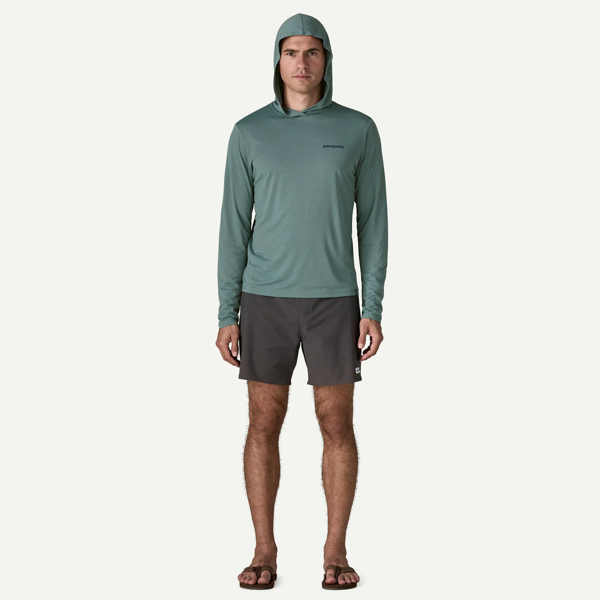 Patagonia Cap Cool Daily Hoody - Boardshort Logo - Mens