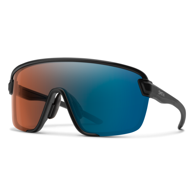 Smith Bobcat Matte Black | Chroma Glacier Photo Copper Blue