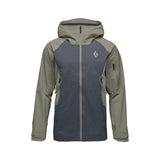 Black Diamond Recon Light Stretch Shell Jacket - Mens Pine Smoke-Carbon / L