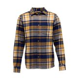 Black Diamond Project Flannel - Mens Indigo-Gold Plaid / XL