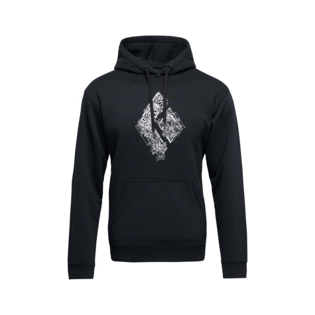 Black Diamond Engineered Diamond Pullover Hoody - Mens Black